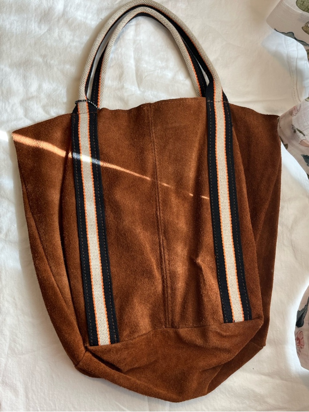 Italian Leather Suede Purse NWT - Picture 3 of 9